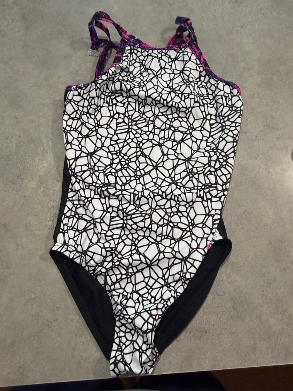 GK Black Leotard Tag with Logo